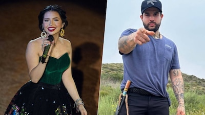 Emiliano, hijo de Pepe Aguilar y también se dedica a la música, pero no regional mexicana. (Foto: Cuartoscuro/Instagram @ angela_aguilar_)