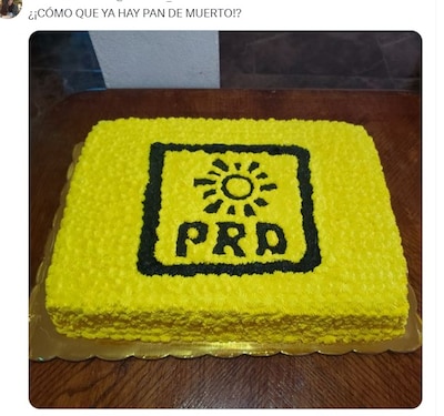 Los memes hicieron énfasis en que el PRD "ya murió". (Captura: Redes sociales)